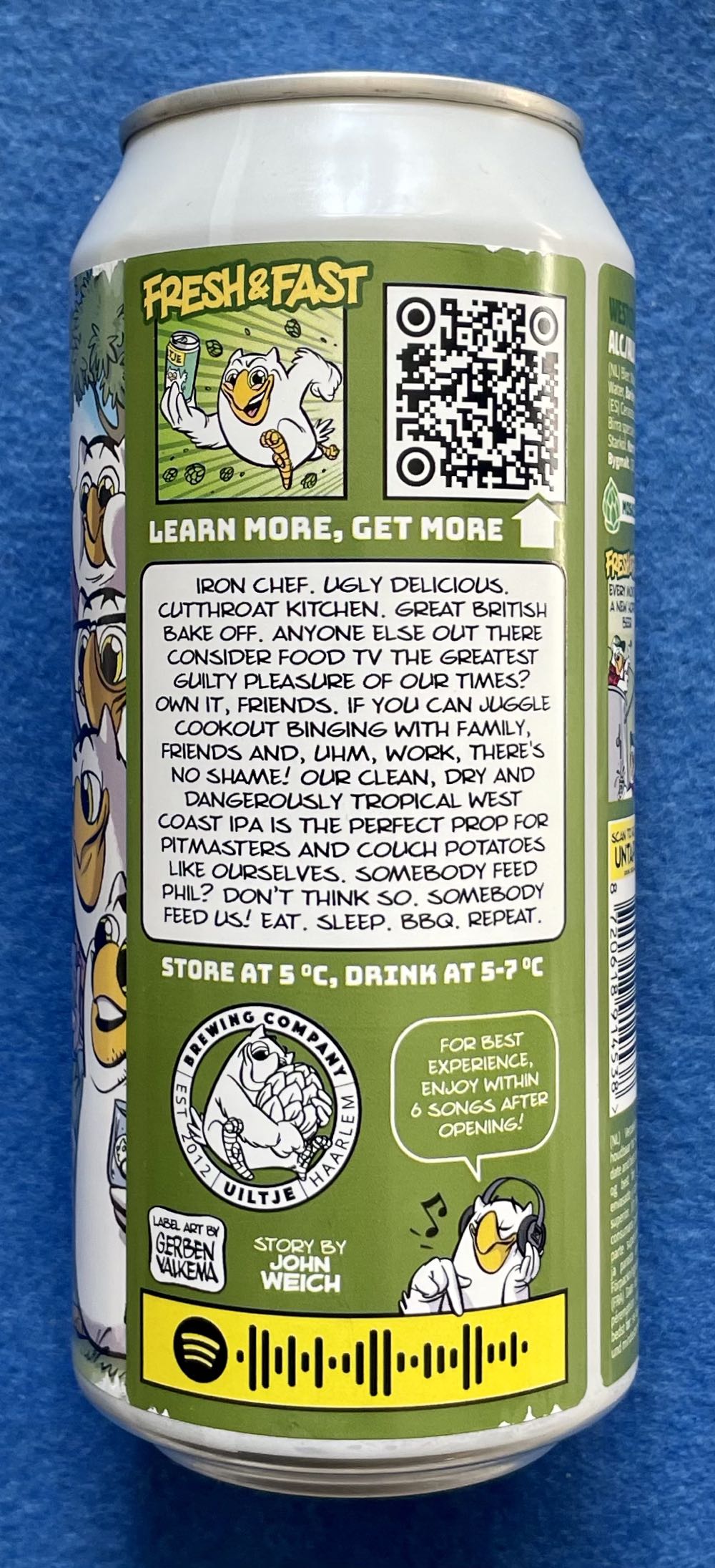 Craftbeer Cookout - Uiltje Brewing Company (440 mL) alcohol collectible [Barcode 8720618914538] - Main Image 4