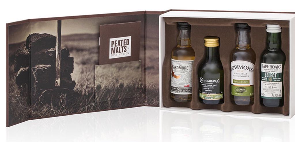 Peated Malts of Distinction Gift Box - various (200mL) alcohol collectible [Barcode 5010019637871] - Main Image 2