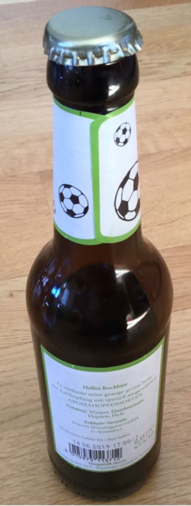 Wieninger Bock auf Gras - Privatbrauerei M.C. Wieninger GmbH (330mL) alcohol collectible [Barcode 4015975113712] - Main Image 2