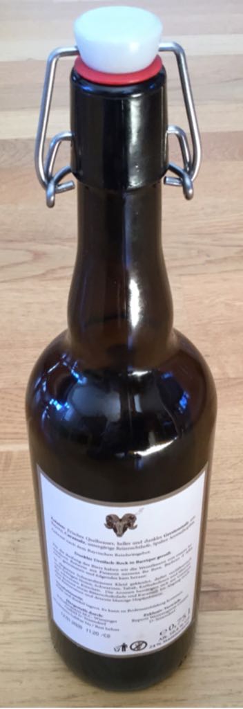 Wieninger Dreifach Bock Dunkel - Privatbrauerei M.C. Wieninger GmbH (750mL) alcohol collectible - Main Image 2