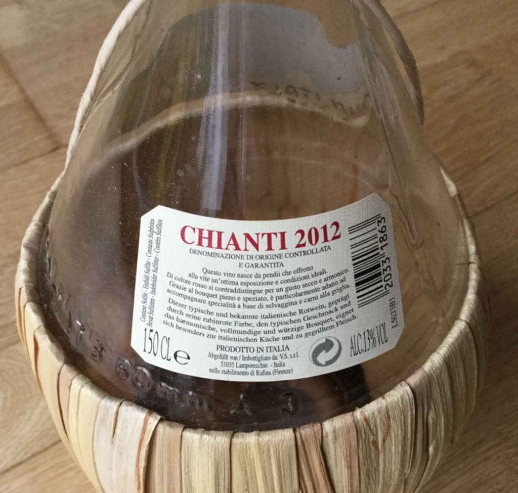 Chianti - V.S. s.r.l. Lamporecchio (1500mL) alcohol collectible [Barcode 20331863] - Main Image 2