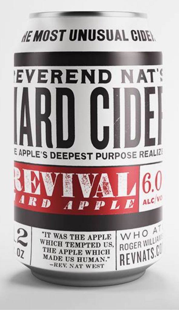 Reverend Natâs Hard Cider - Reverend Natâs Hard Cider, LLC. (355 mL) alcohol collectible [Barcode 855710004493] - Main Image 1