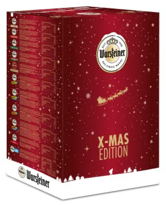 Warsteiner X-Mas Edition 24 Pack - Adventskalender - Warsteiner Brauerei alcohol collectible [Barcode 4260611770334] - Main Image 2