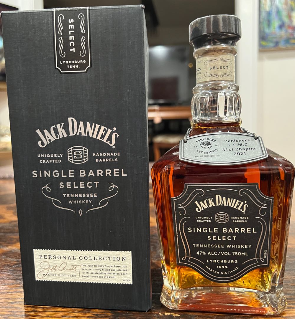 0 Punisher LEMC 31st Chapter 2021 - Jack Daniel’s Distillery, Lynchburg, TN (750 mL) alcohol collectible - Main Image 3