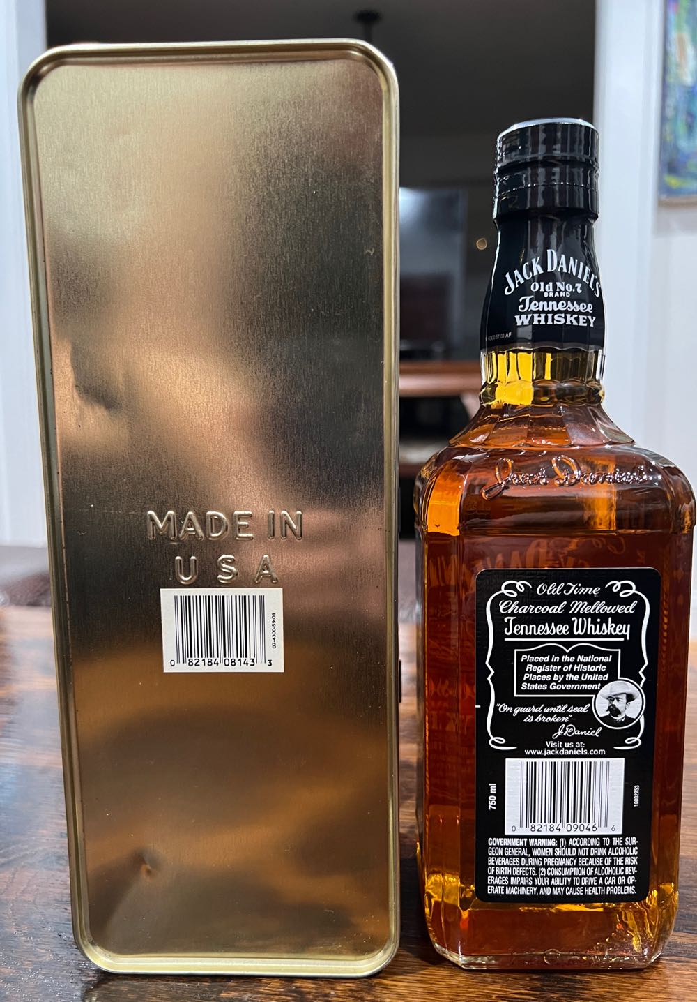 0 Tin Single Heritage Series With Bottle - 17 - Jack Daniel’s Distillery, Lynchburg, TN (750 mL) alcohol collectible - Main Image 4