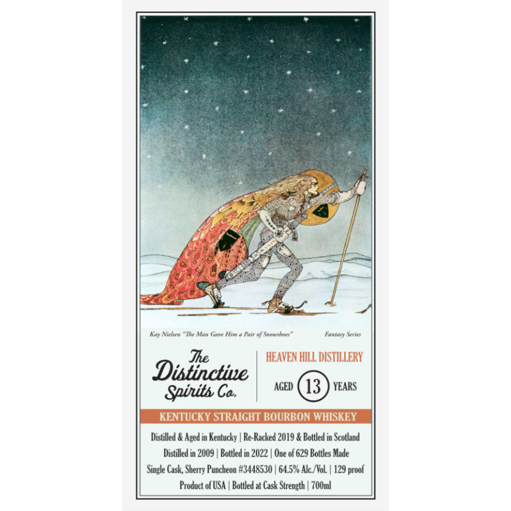 The Distinctive Spirit Company, Heaven Hill 13Yr - The Distinctive Spirit Company (750 mL) alcohol collectible - Main Image 2