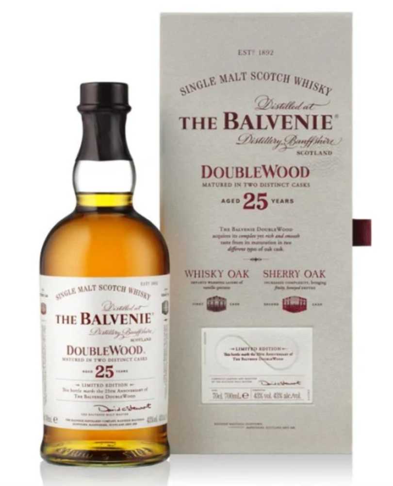 The Balvenie: DoubleWood - 25 Year Old - Limited Edition - The Balvenie (750 mL) alcohol collectible - Main Image 3