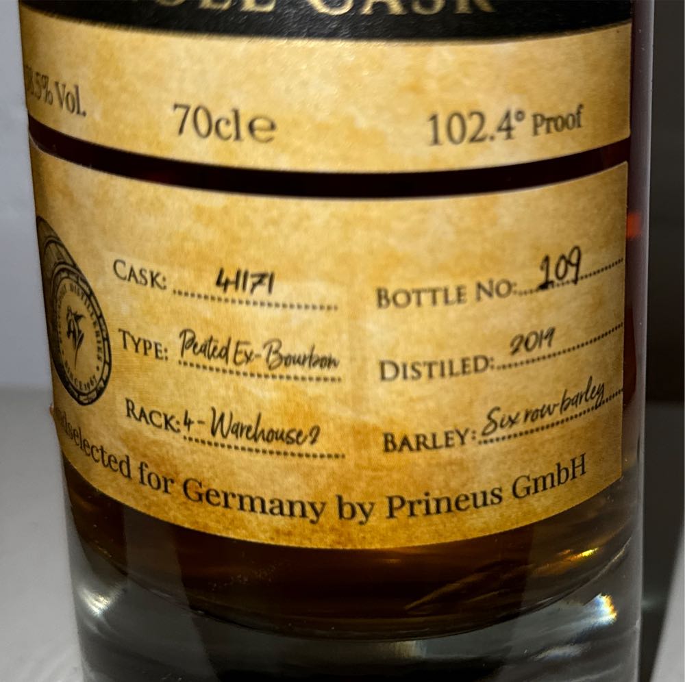Indri Single Cask 7 Years No 303 - Piccadily Agro Industries Limited (700 mL) alcohol collectible [Barcode 8906155560128] - Main Image 2
