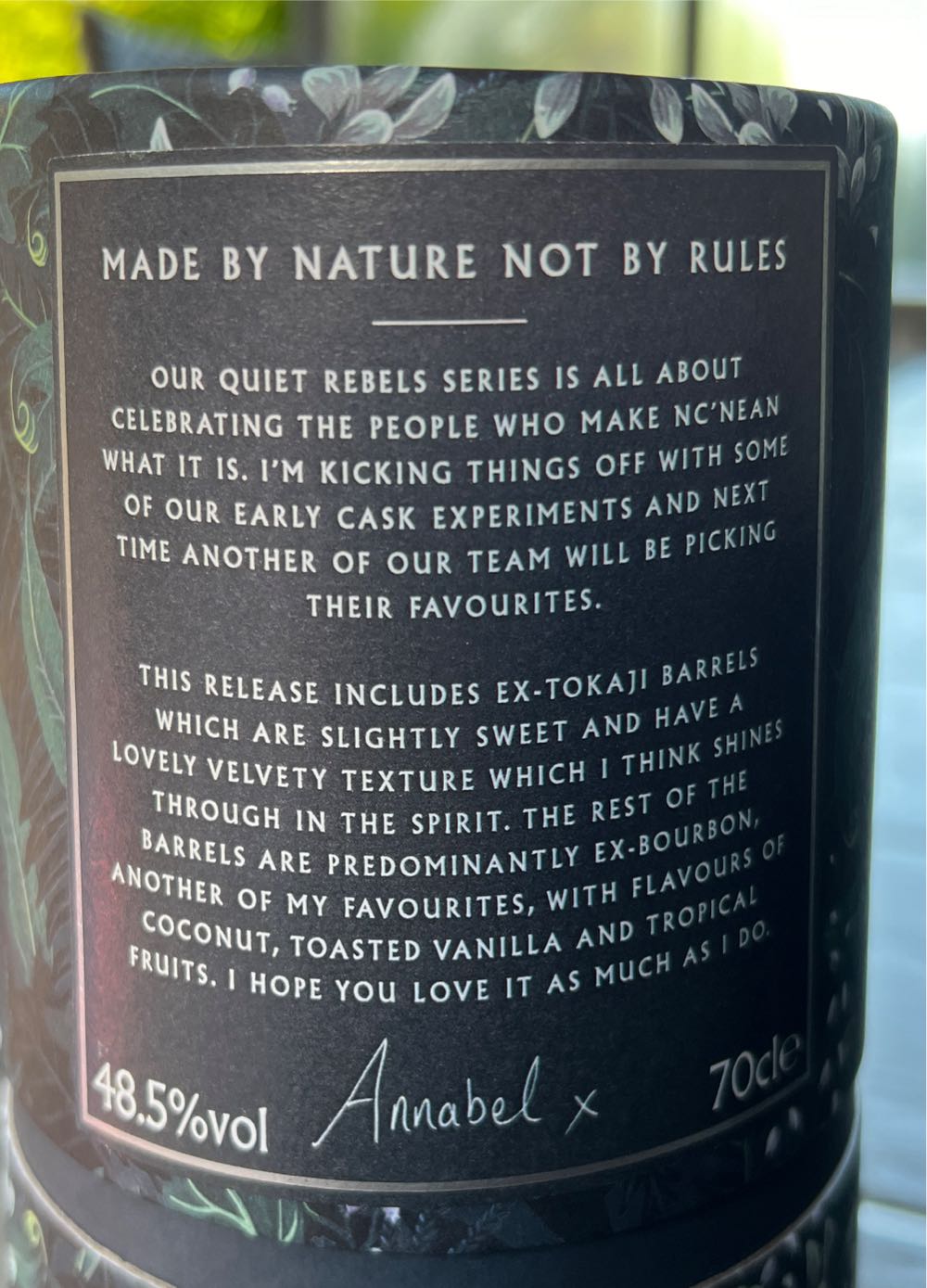 Nc’nean Quiet Rebels Annabel - Nc‘Nean (700 mL) alcohol collectible [Barcode 5060608100064] - Main Image 3