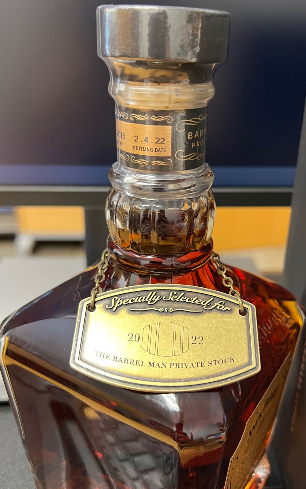 The Barrel Man Private Stock 2022 - Jack Daniel’s Distillery, Lynchburg, TN (750 mL) alcohol collectible - Main Image 4