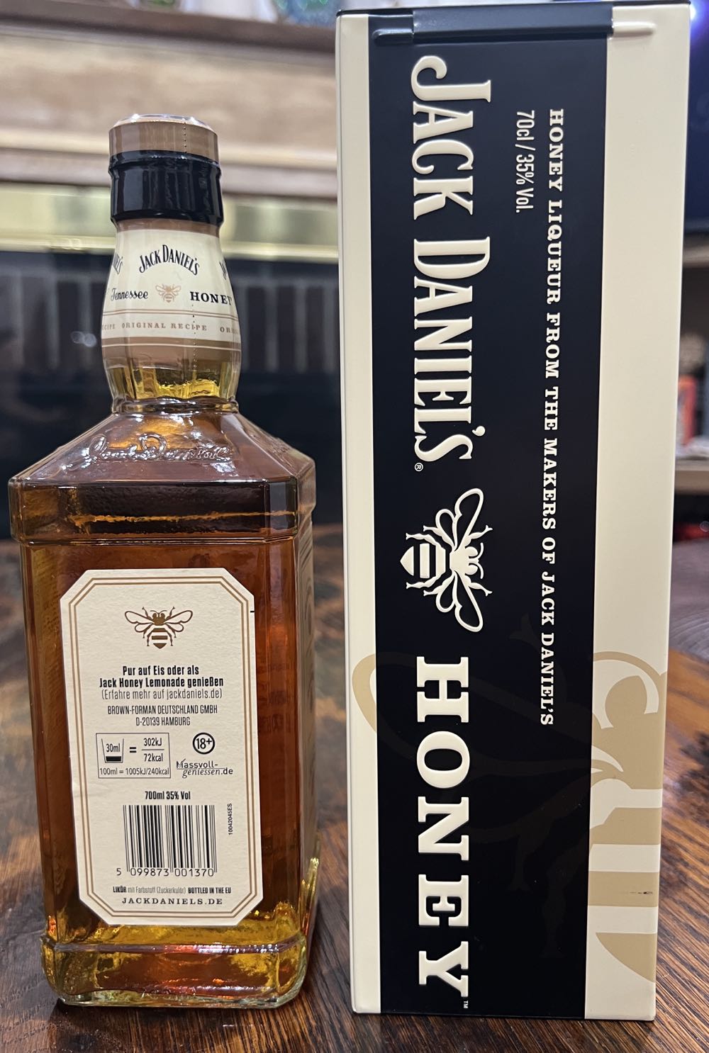 Tin Honey Germany With Tag - Jack Daniel’s Distillery, Lynchburg, TN (700 mL) alcohol collectible - Main Image 3