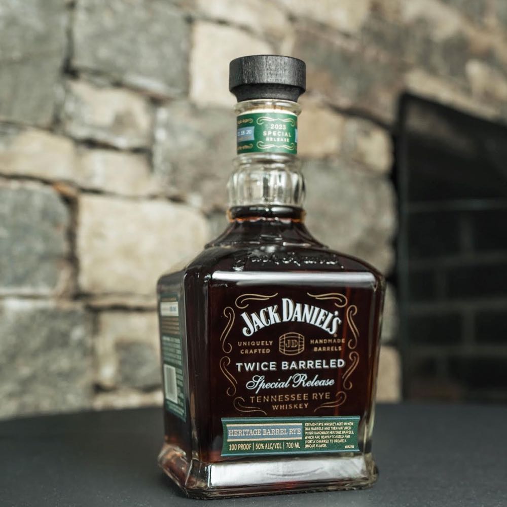 Jack Daniel’s Twice Barreled Heritage Rye - Jack Daniel’s Distillery, Lynchburg, TN (700 mL) alcohol collectible [Barcode 082184007068] - Main Image 2