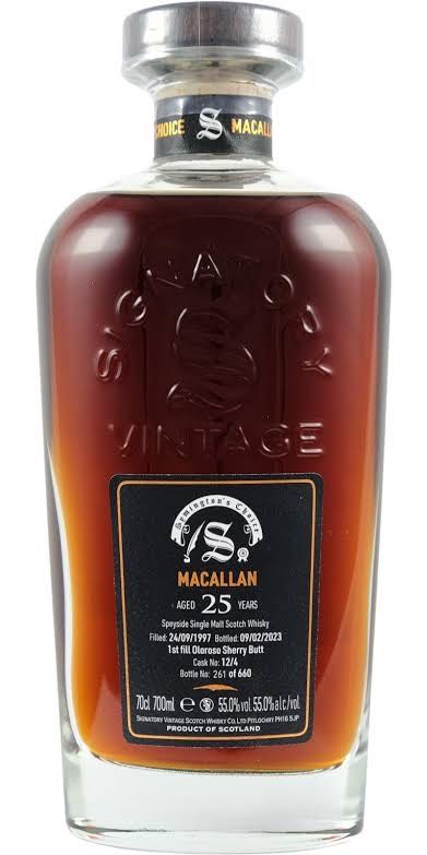 Signatory Macallan 25yrs  alcohol collectible - Main Image 2
