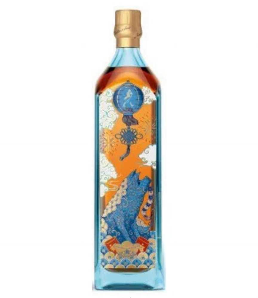 Johnnie Walker Blue Label Year of the Pig - Johnny Walker & Sons (750 mL) alcohol collectible [Barcode 088076183186] - Main Image 4
