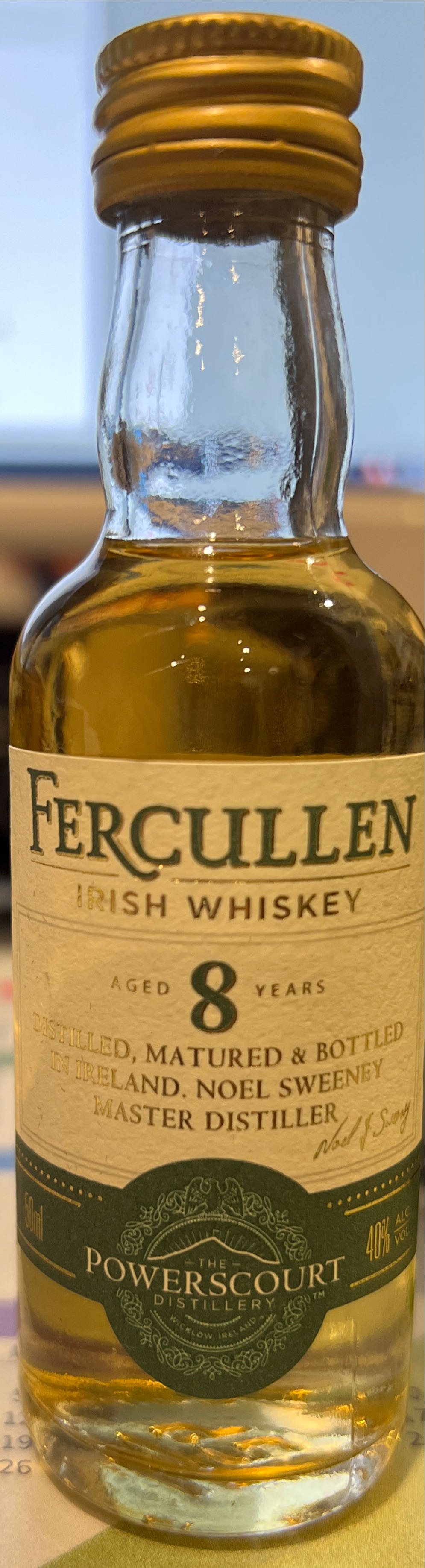 Fercullen Pow And 08 Year Old  alcohol collectible [Barcode 5391533850190] - Main Image 2