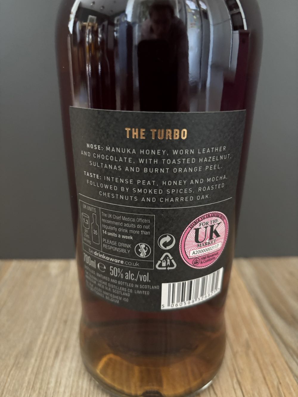 Meikle Toir The Turbo 5 Yrs Old - The Glenallachie Distillers LTD (700 mL) alcohol collectible [Barcode 5060568326825] - Main Image 2