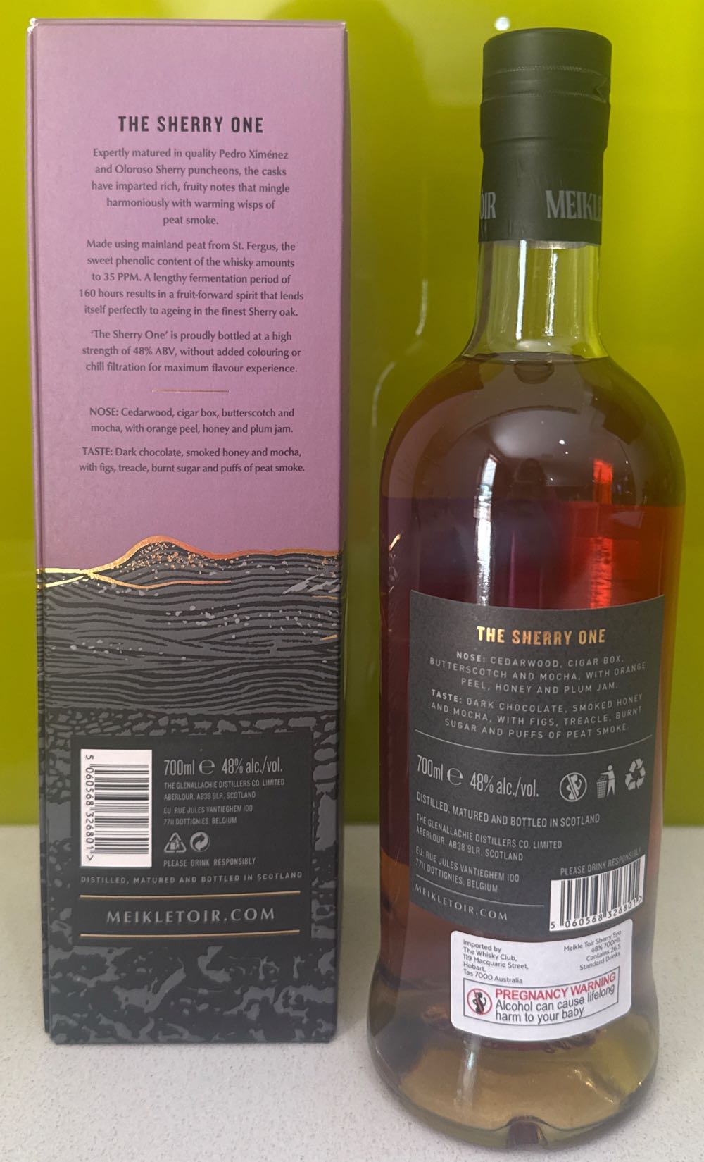 Meikle Toir 5 Years The Sherry One - The Glenallachie Distillers LTD (700 mL) alcohol collectible [Barcode 5060568326801] - Main Image 2