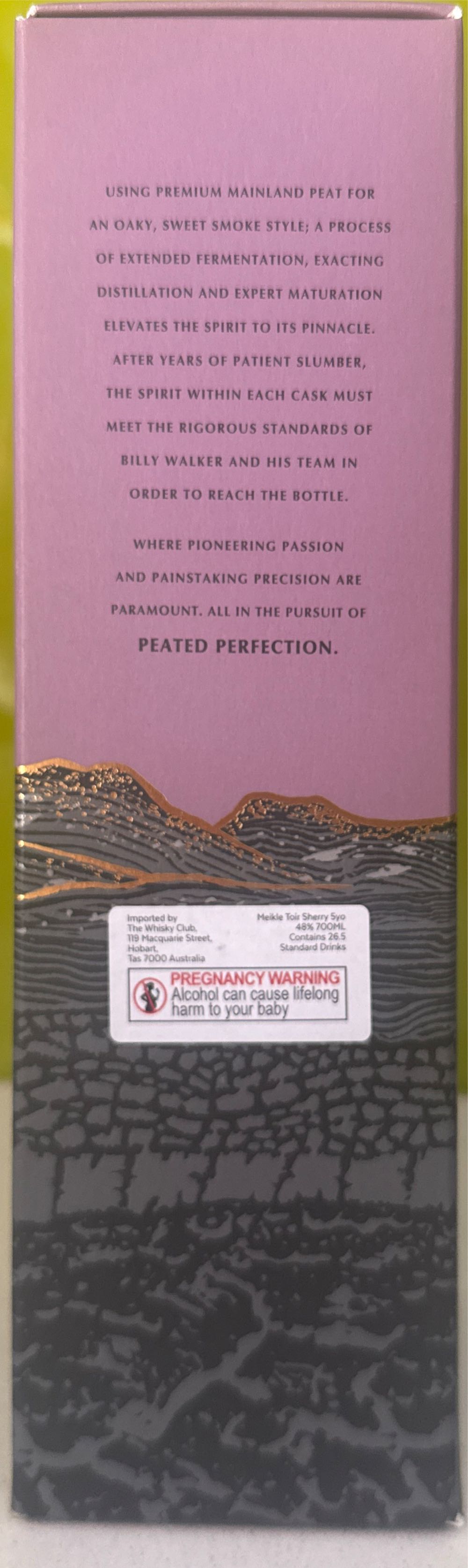 Meikle Toir 5 Years The Sherry One - The Glenallachie Distillers LTD (700 mL) alcohol collectible [Barcode 5060568326801] - Main Image 3
