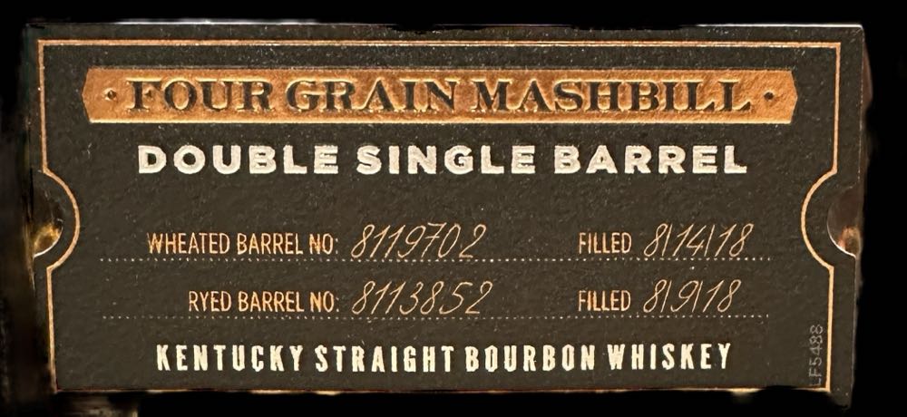 Lux Row Four Grain Double Single Barrel - Lux Row Distillers (750 mL) alcohol collectible [Barcode 088352140346] - Main Image 4