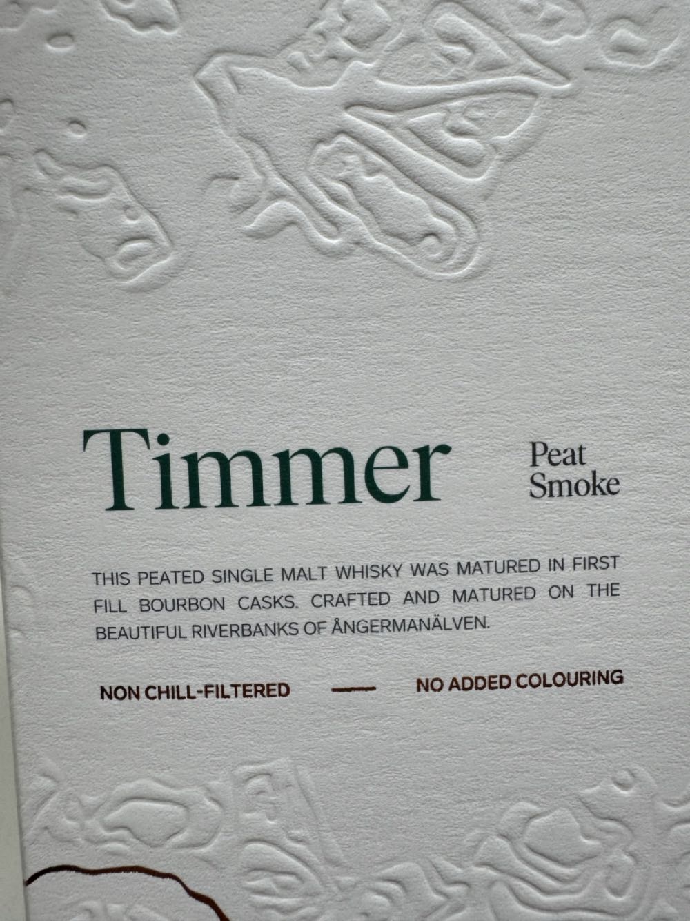 High Coast Timmer Peat Smoke - High Coast Distillery Sweden (700 mL) alcohol collectible [Barcode 7350076383921] - Main Image 4