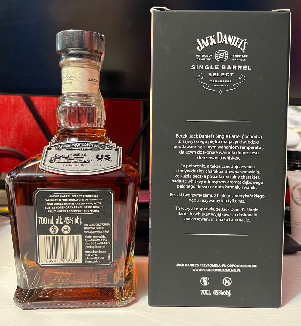US Collectors Lynchburg Barrel No 3 2022 - Jack Daniel’s Distillery, Lynchburg, TN (700 mL) alcohol collectible - Main Image 3