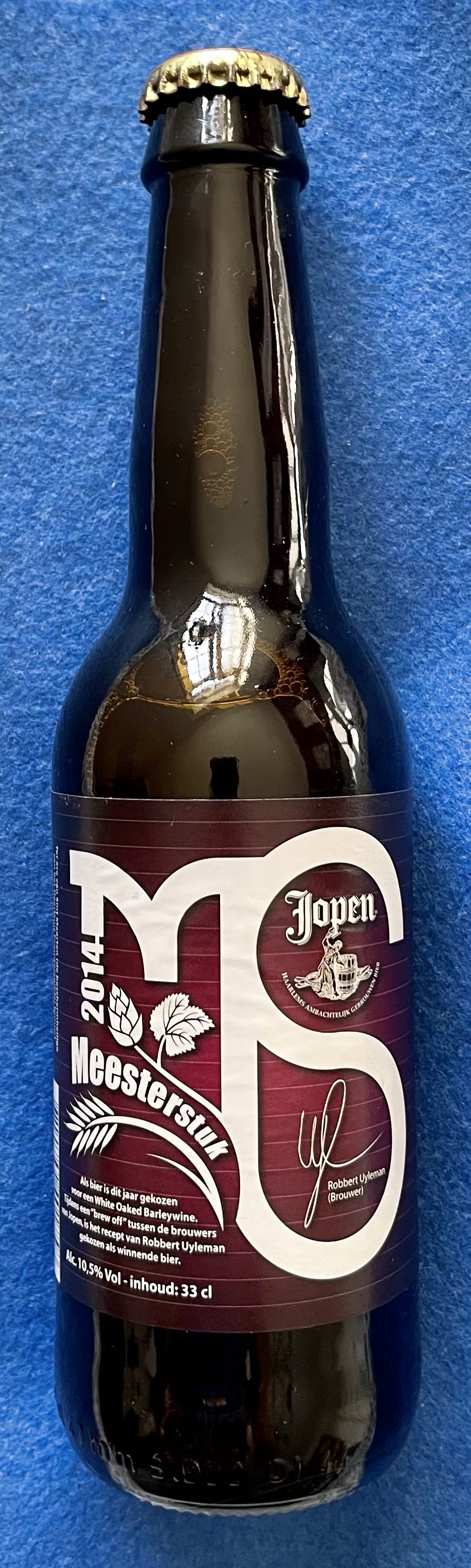 Meesterstuk 2014 - Jopen (330 mL) alcohol collectible [Barcode 8714799401758] - Main Image 1