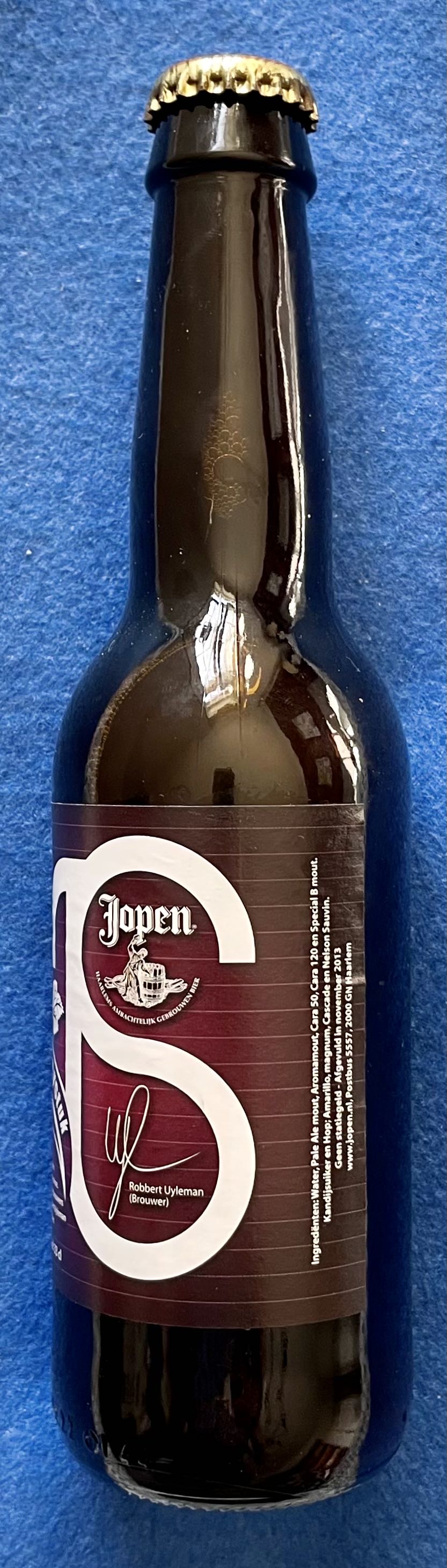 Meesterstuk 2014 - Jopen (330 mL) alcohol collectible [Barcode 8714799401758] - Main Image 3