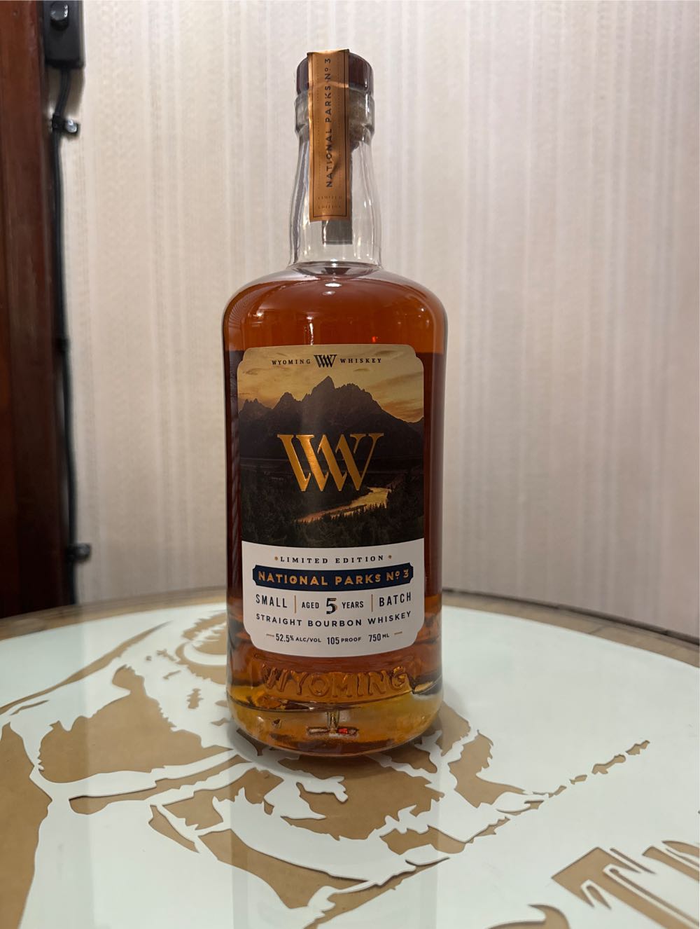 Wyoming Whiskey Limited Edition National Parks #3 - Wyoming Whiskey, Inc. (750 mL) alcohol collectible [Barcode 819283014235] - Main Image 3