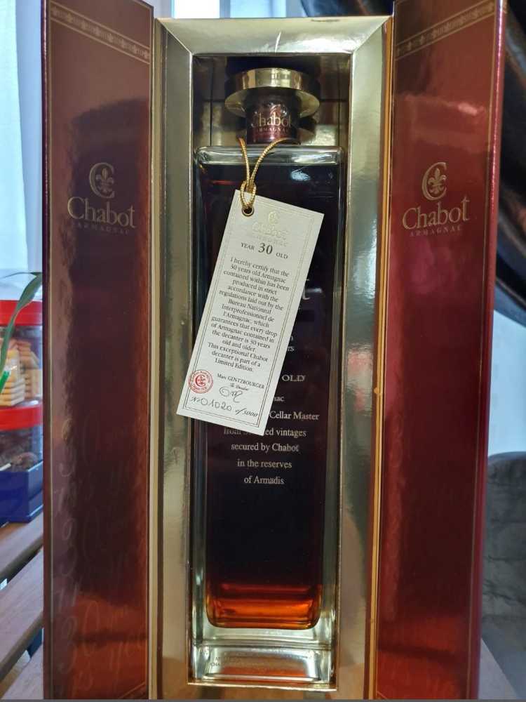 Chabot Armagnac 30 Years Old - Chabot Armagnac (750 mL) alcohol collectible [Barcode 837027005059] - Main Image 3