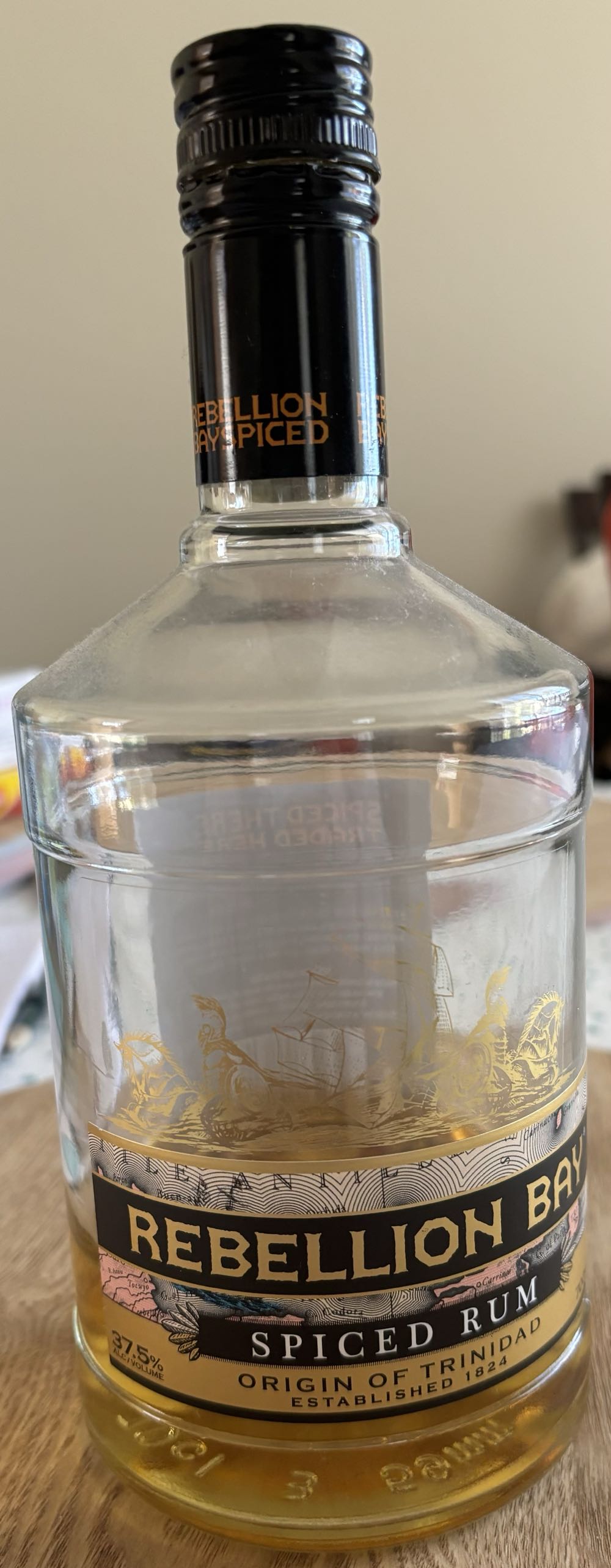 Rebellion Bay Spiced Rum 700ml - Vok Beverages (700 mL) alcohol collectible [Barcode 9332364001890] - Main Image 4