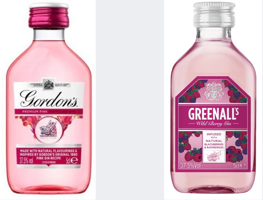 Distillers Select Pink Gin 4x 50ml Set (50 mL) alcohol collectible - Main Image 2