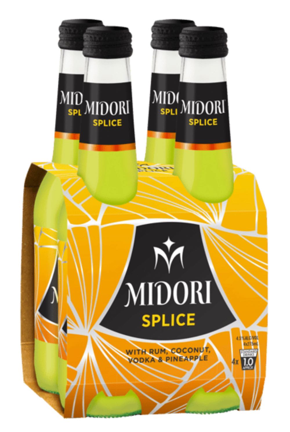 Midori Splice Bottle 275ml  (275 mL) alcohol collectible - Main Image 2