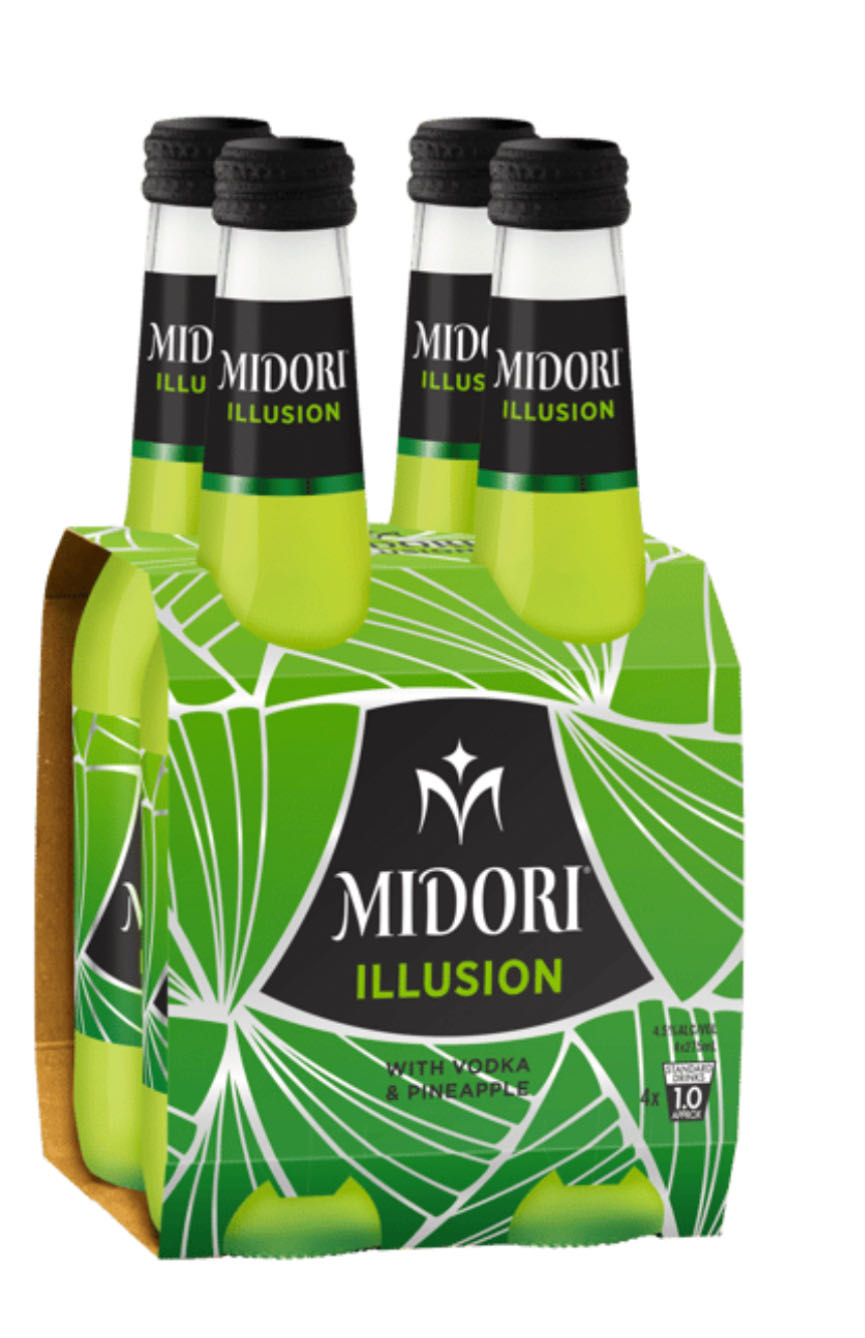 Midori Illusion Bottle 275ml  (275 mL) alcohol collectible - Main Image 2
