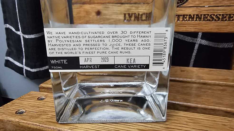 Kohana Hawaiian Agricole Rum - Manulele Distillers, Kunia, HI (750 mL) alcohol collectible [Barcode 9637109836738] - Main Image 2