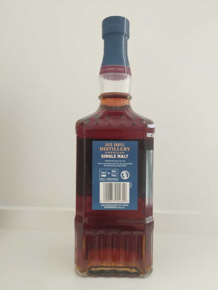 Jack Daniels Single Malt  (1000 mL) alcohol collectible - Main Image 2