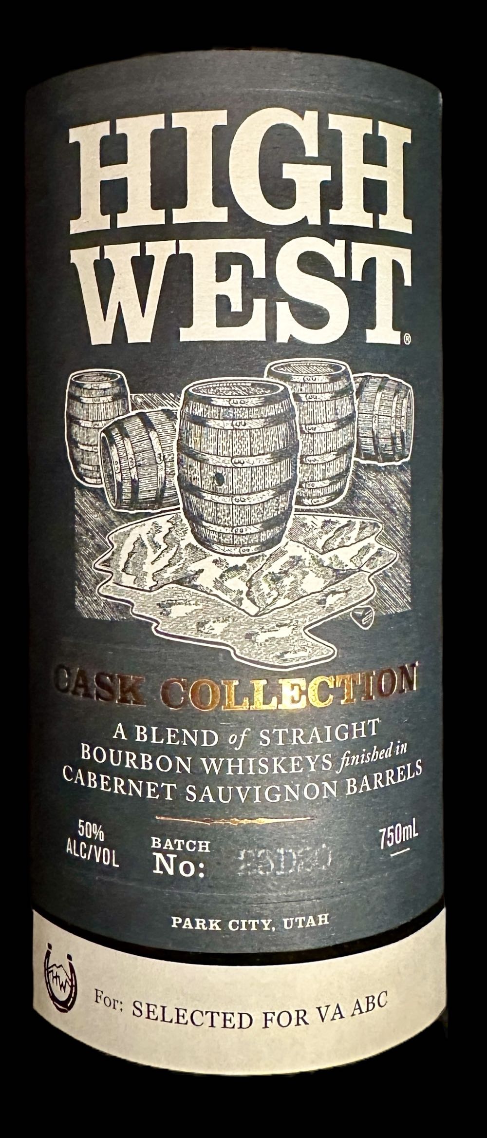 High West Cask Collection - Cabernet Sauvignon - High West Distillery (750 mL) alcohol collectible [Barcode 086003267312] - Main Image 3