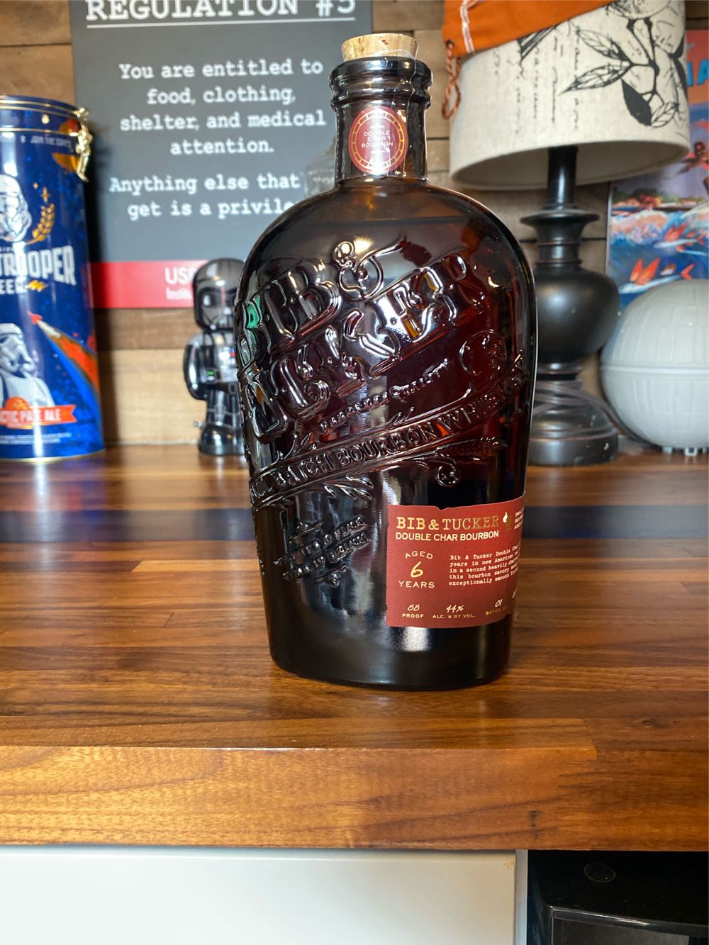 Bib & Tucker Double Char Bourbon - Bib & Tucker (750 mL) alcohol collectible [Barcode 031259005225] - Main Image 2