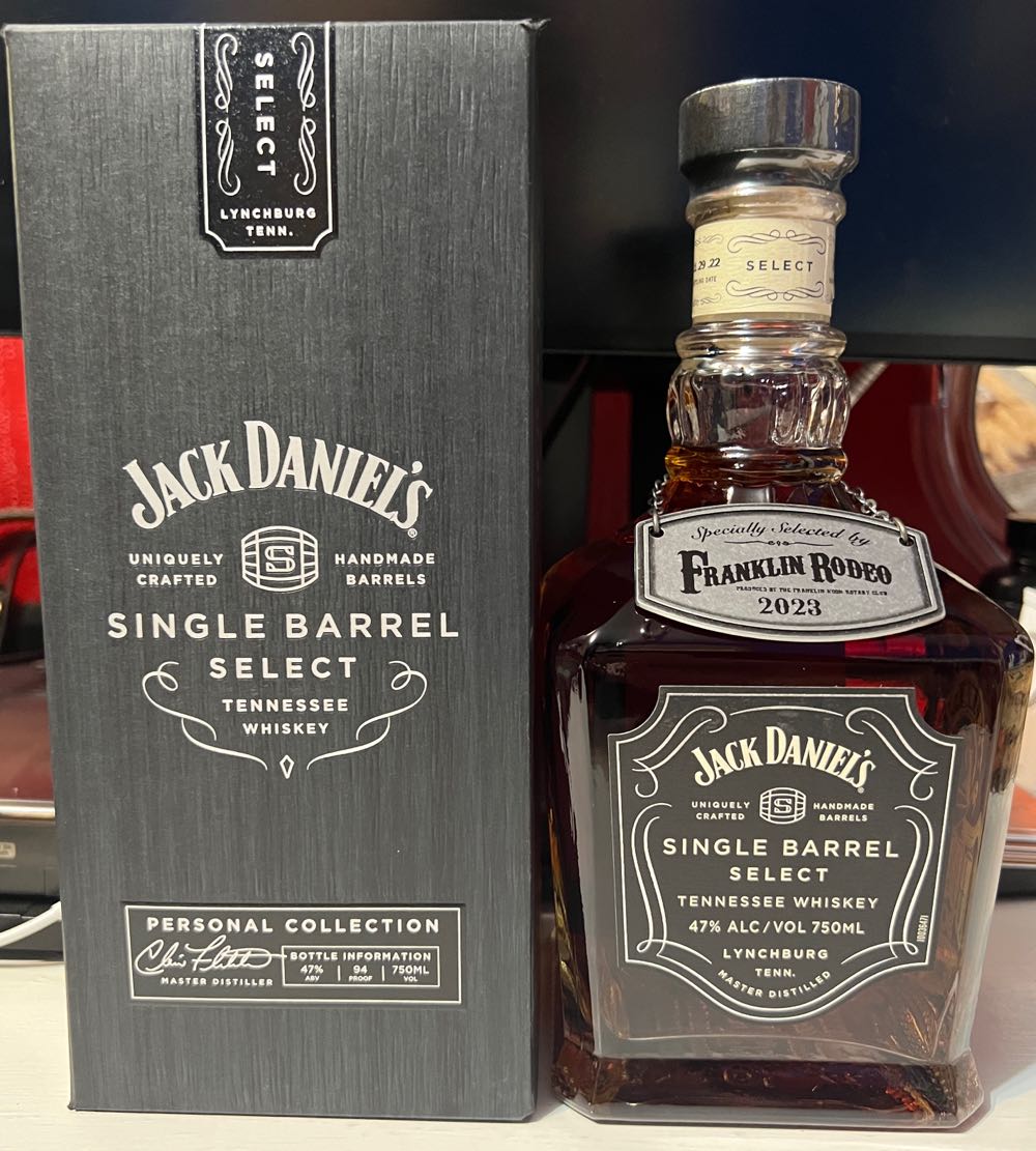 Franklin Rodeo 2023 - Jack Daniel’s Distillery, Lynchburg, TN (750 mL) alcohol collectible - Main Image 2
