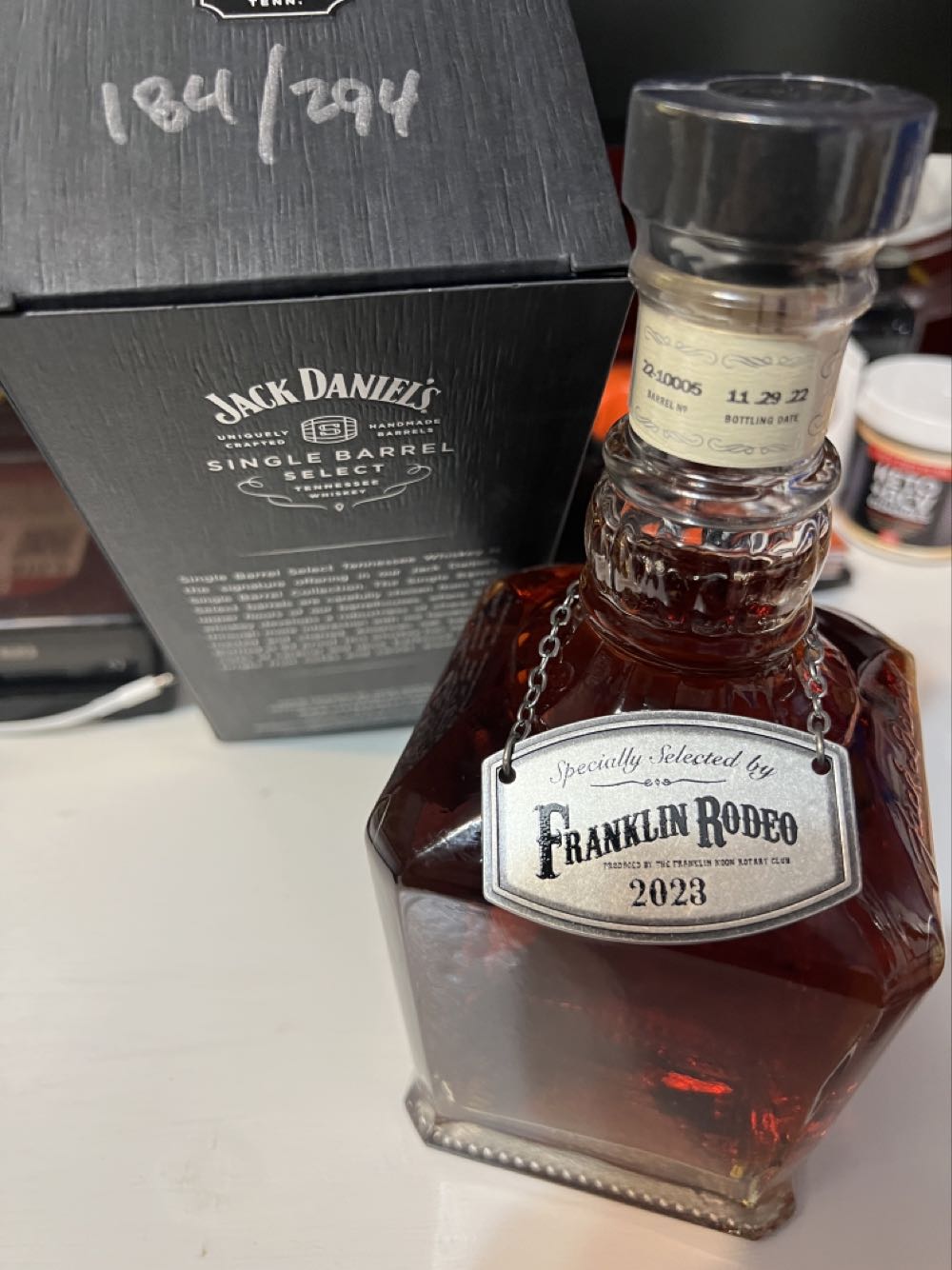 Franklin Rodeo 2023 - Jack Daniel’s Distillery, Lynchburg, TN (750 mL) alcohol collectible - Main Image 4