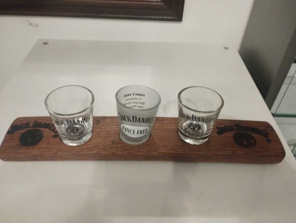 Jack Daniels 3er Shot Set Barrel Oak  alcohol collectible - Main Image 2