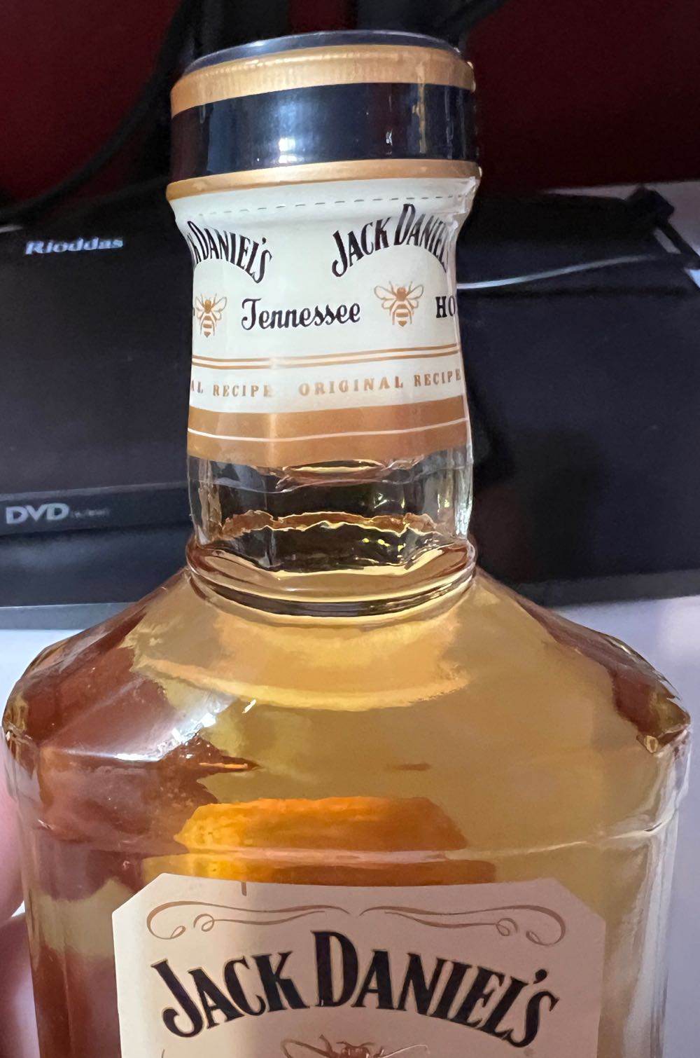 0 Honey Glass Bottle 200ml - Jack Daniel’s Distillery, Lynchburg, TN (200 mL) alcohol collectible - Main Image 3