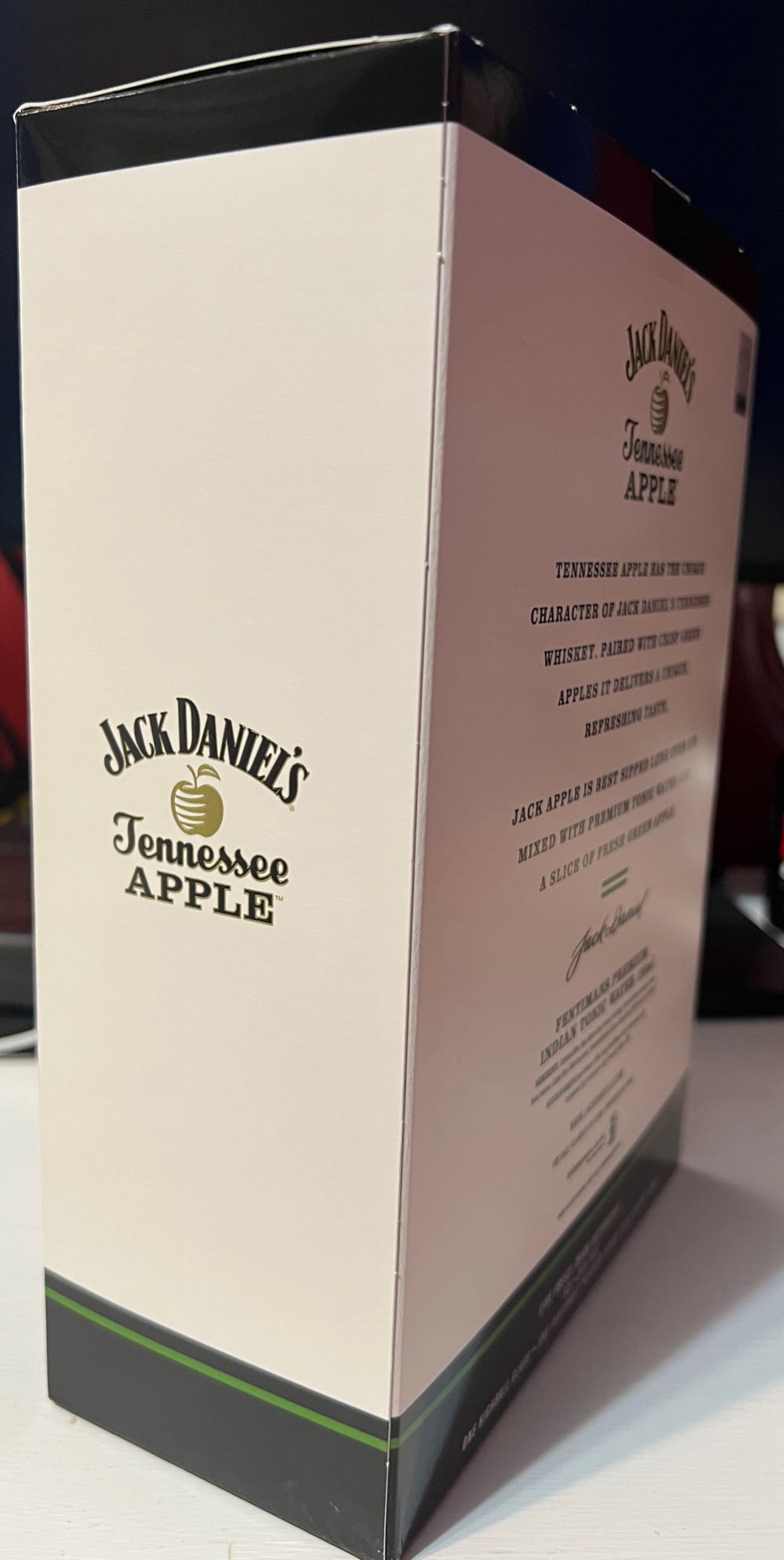 0 Set Green Apple, Glass, Tonic Box - Jack Daniel’s Distillery, Lynchburg, TN (50 mL) alcohol collectible - Main Image 4
