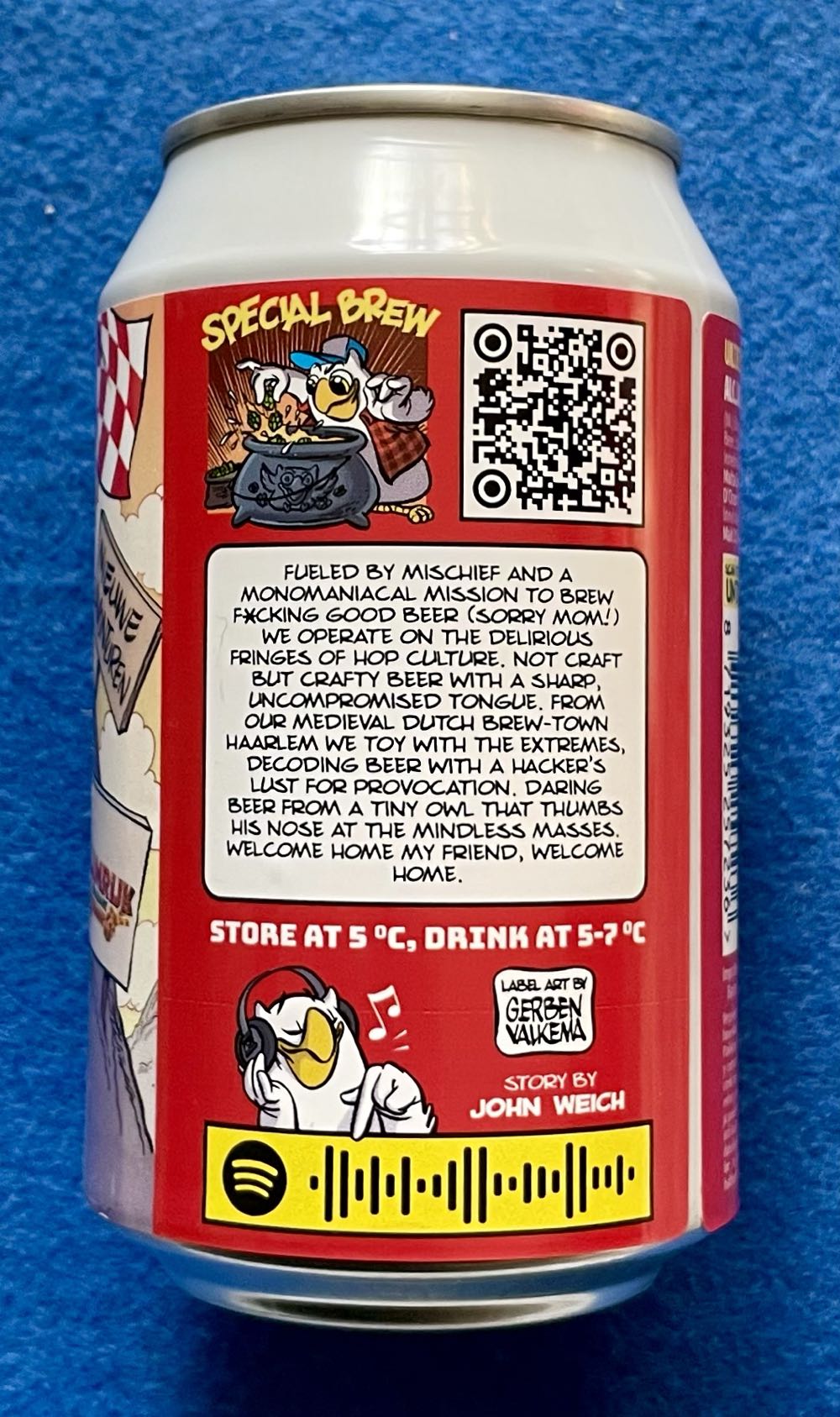 Huubke - Uiltje Brewing Company (330 mL) alcohol collectible [Barcode 8719325257236] - Main Image 4