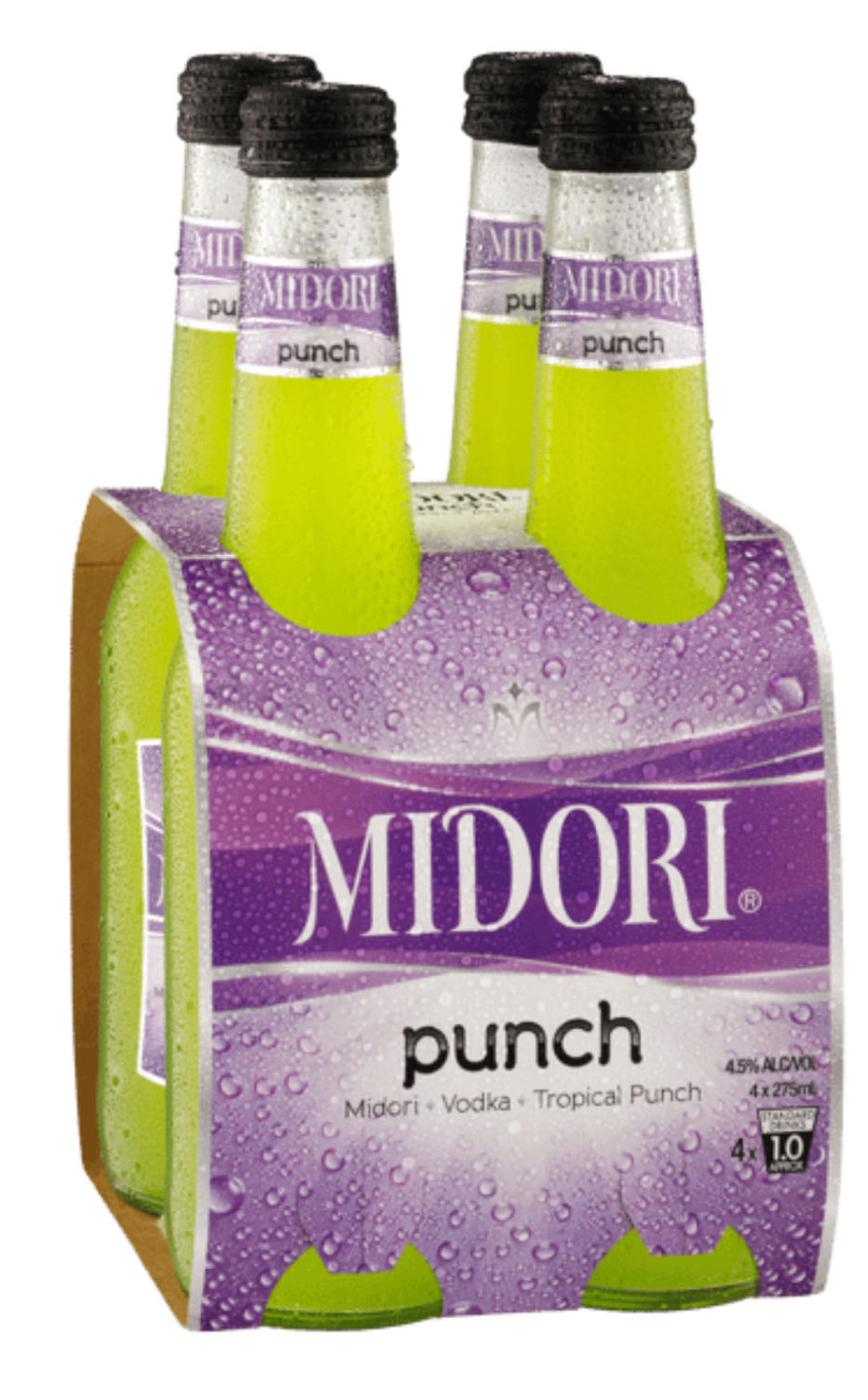 Midori Punch Bottle 275ml  (275 mL) alcohol collectible [Barcode 9311803271216] - Main Image 2