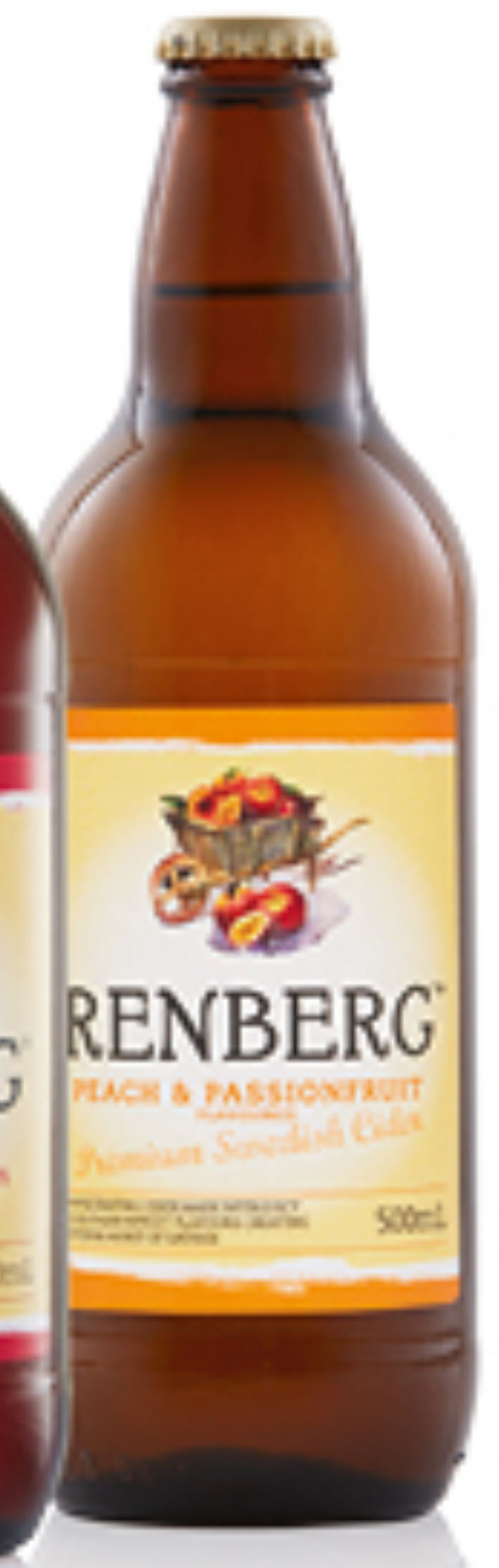 Renberg Peach & Passionfruit Premium Swedish Cider 500ml  (500 mL) alcohol collectible - Main Image 1