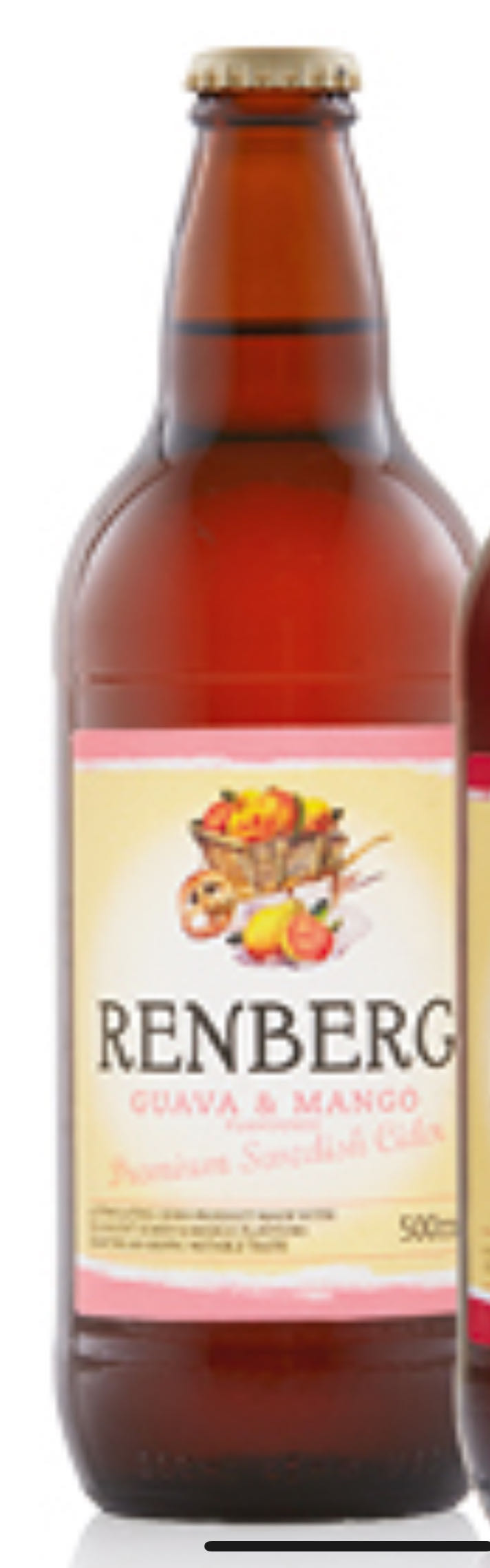 Renberg Guava & Mango Premium Swedish Cider 500ml  (500 mL) alcohol collectible - Main Image 3