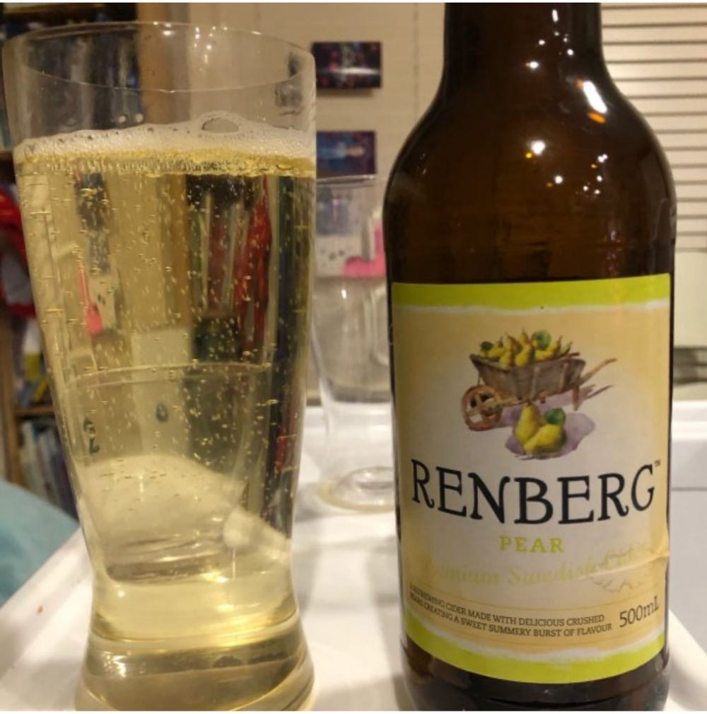 Renberg Pear Premium Swedish Cider 500ml  (500 mL) alcohol collectible - Main Image 3