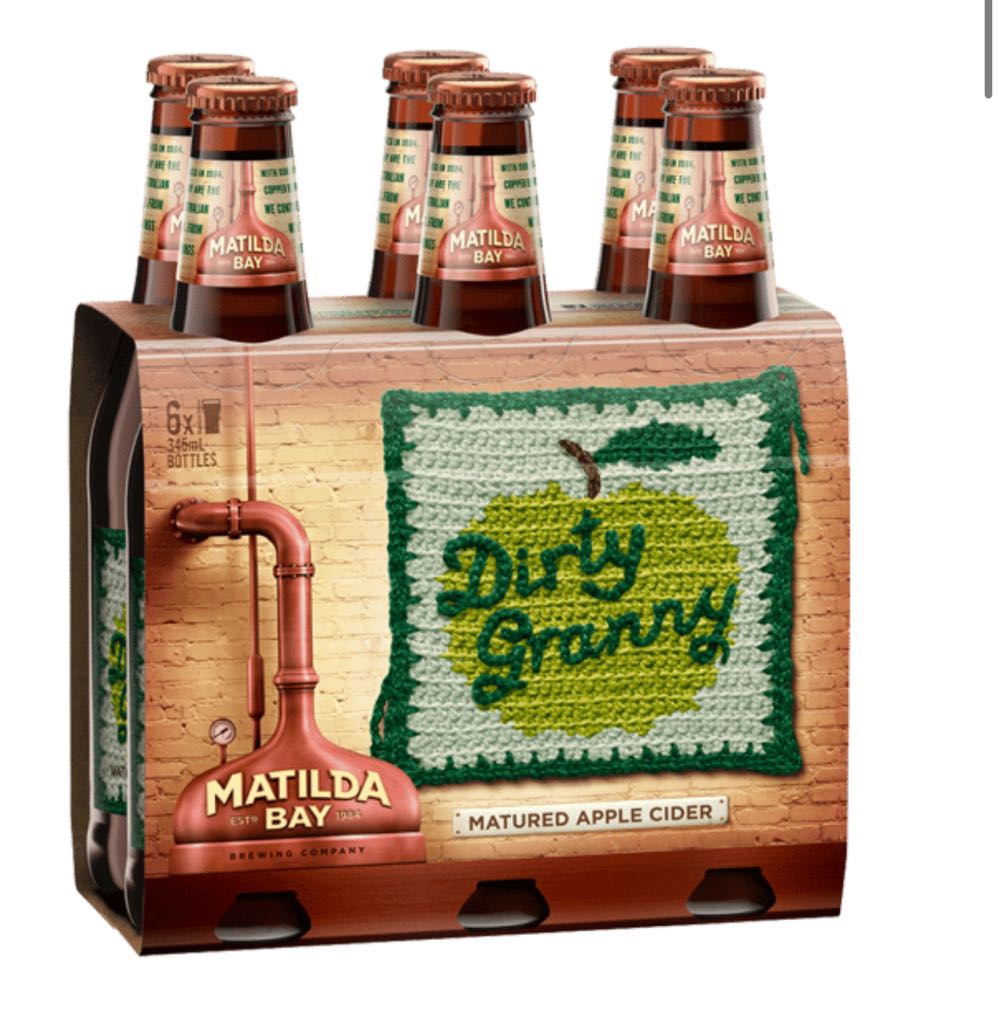 Matilda Bay Dirty Granny Apple Cider  (345 mL) alcohol collectible - Main Image 2