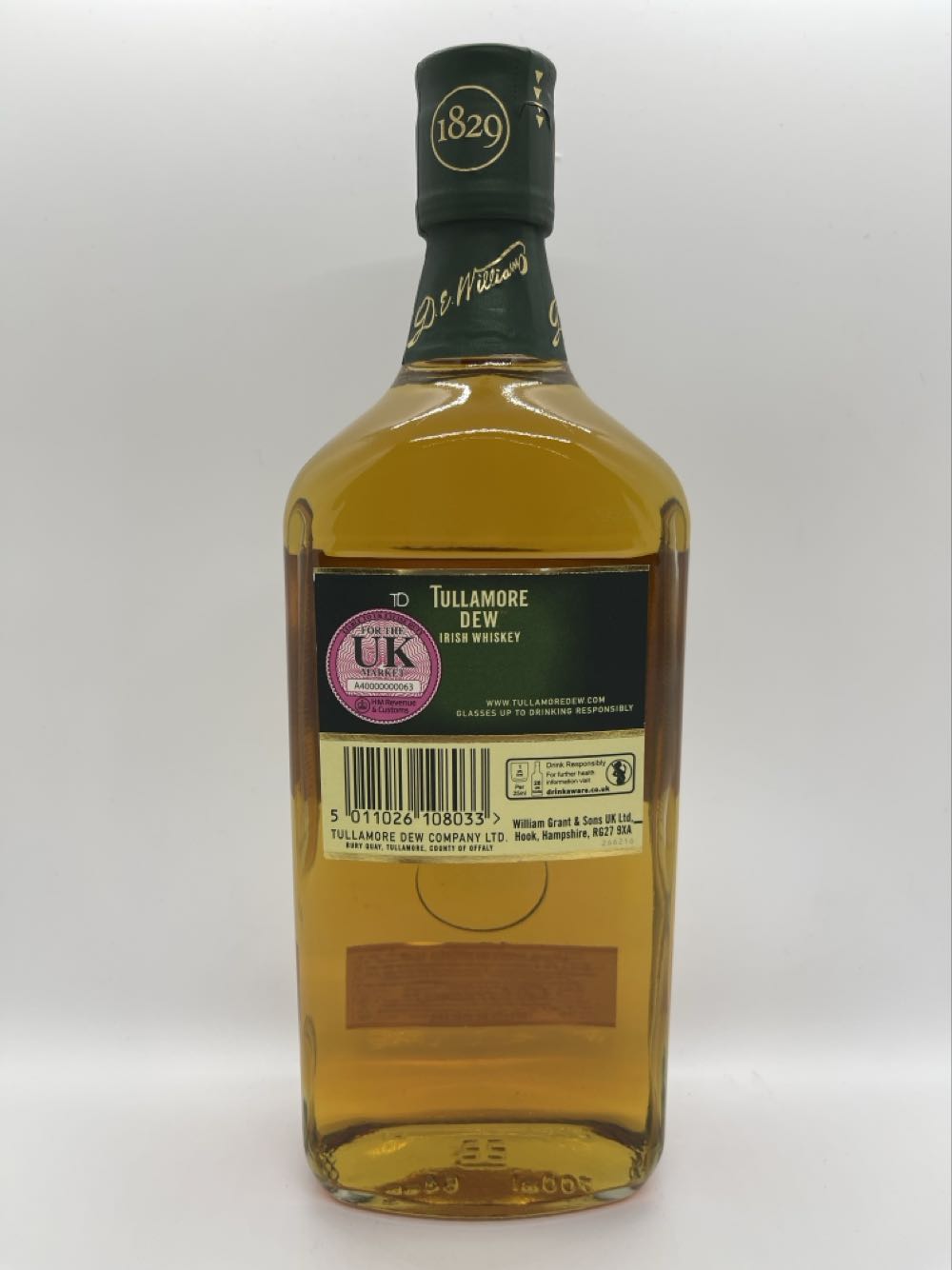 Tullamore Dew - The Tullamore Dew Company Ltd (700mL) alcohol collectible - Main Image 2
