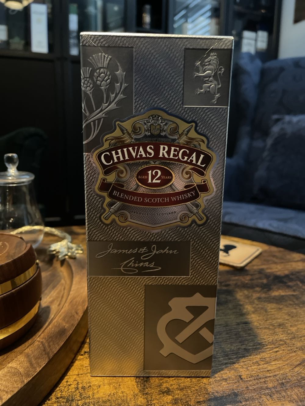 Chivas Regal 12yr Old - Chivas Brothers Ltd. (700mL) alcohol collectible - Main Image 3